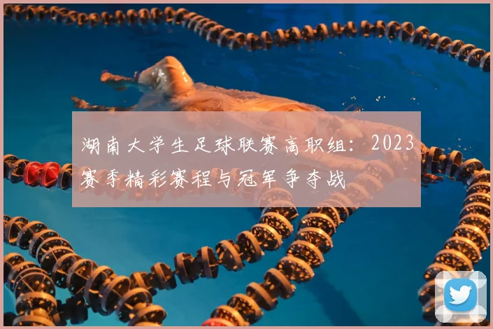 湖南大学生足球联赛高职组：2023赛季精彩赛程与冠军争夺战